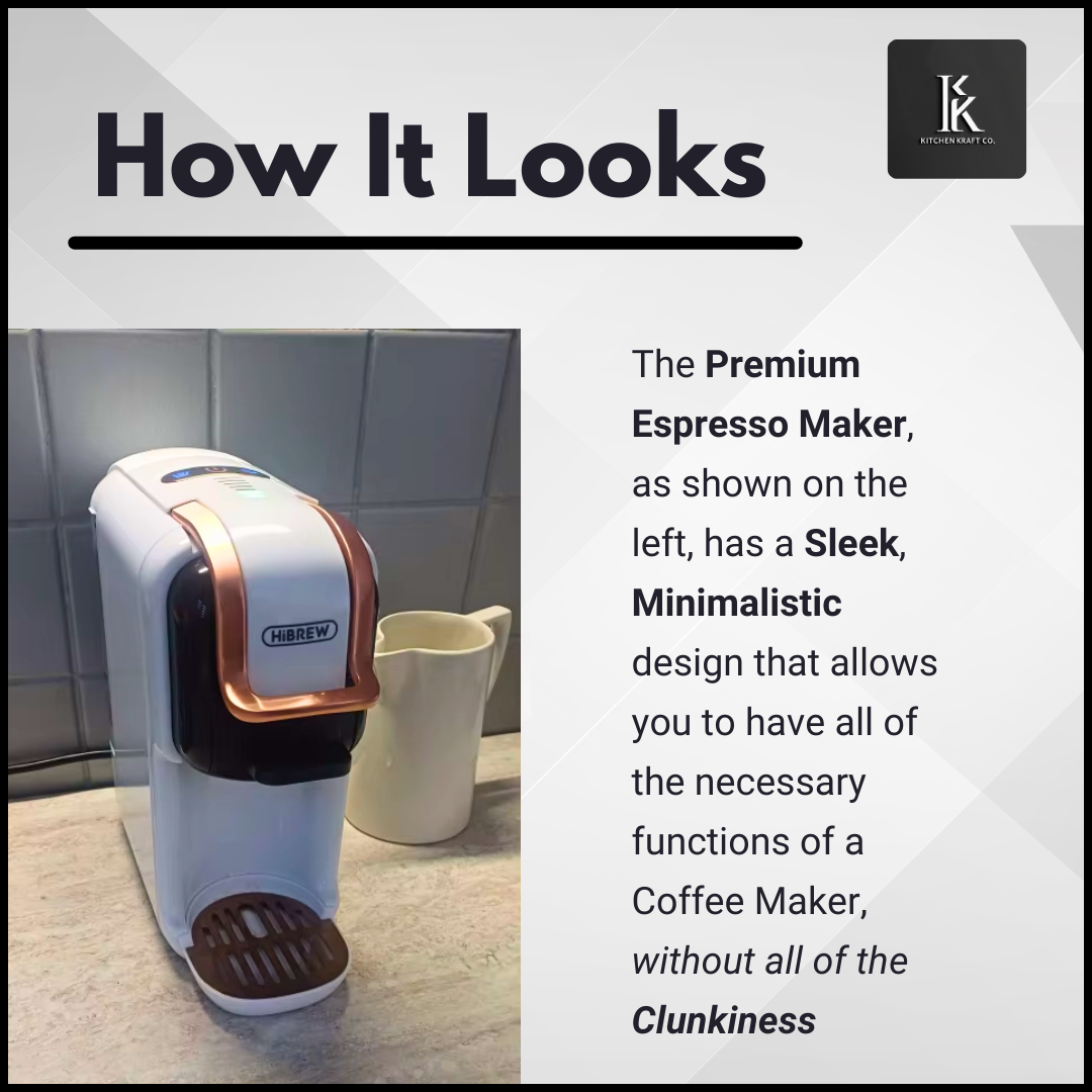 A better Start To Your Mornings | Premium Espresso Maker